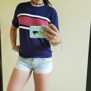 Hollister Low Rise 3in Light Wash Denim Shorts